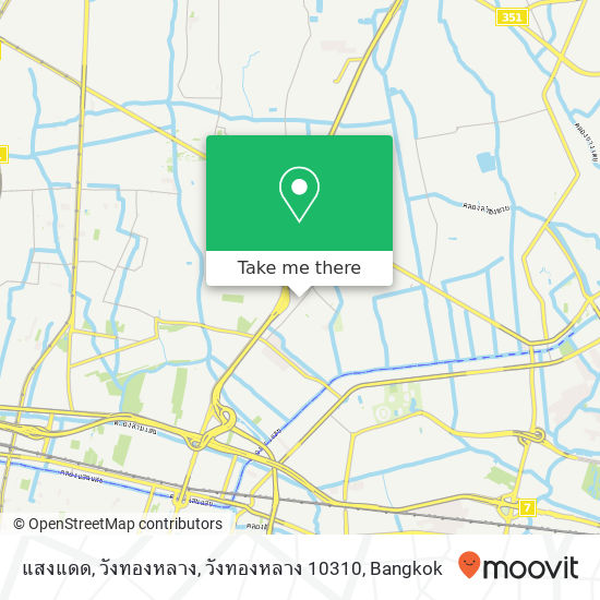 แสงแดด, วังทองหลาง, วังทองหลาง 10310 map