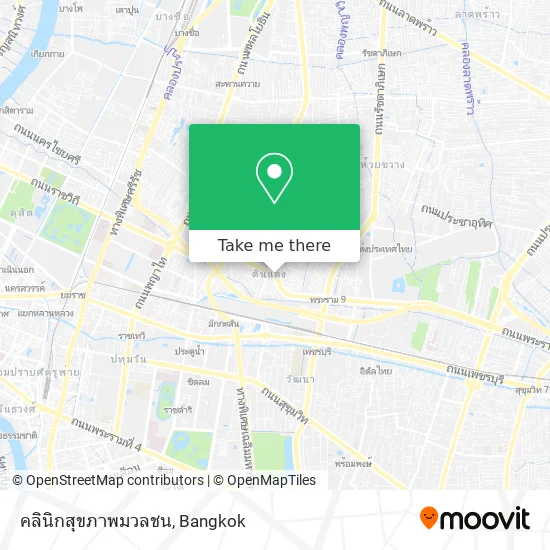 คลินิกสุขภาพมวลชน map
