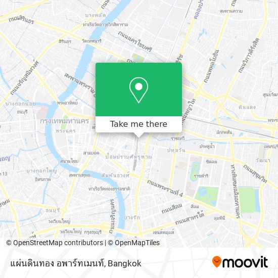 แผ่นดินทอง อพาร์ทเมนท์ map