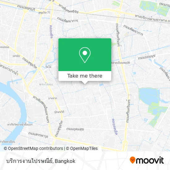 บริการงานไปรษณีย์ map