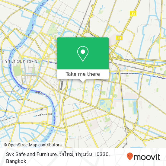 Svk Safe and Furniture, วังใหม่, ปทุมวัน 10330 map