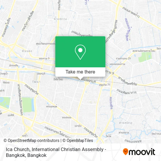Ica Church, International Christian Assembly - Bangkok map