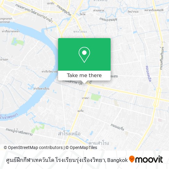 ศูนย์ฝึกกีฬาเทควันโด โรงเรียนรุ่งเรืองวิทยา map