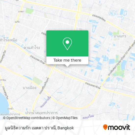 มูลนิธิความรัก เมตตา ปราณี map