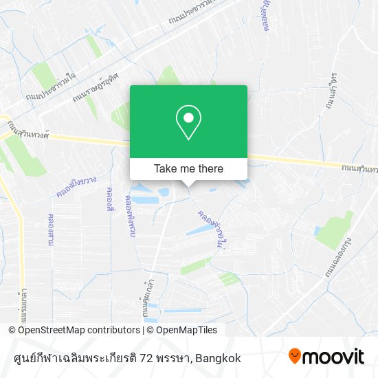 ศูนย์กีฬาเฉลิมพระเกียรติ 72 พรรษา map