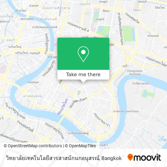 วิทยาลัยเทคโนโลยีสารสาสน์กนกอนุสรณ์ map