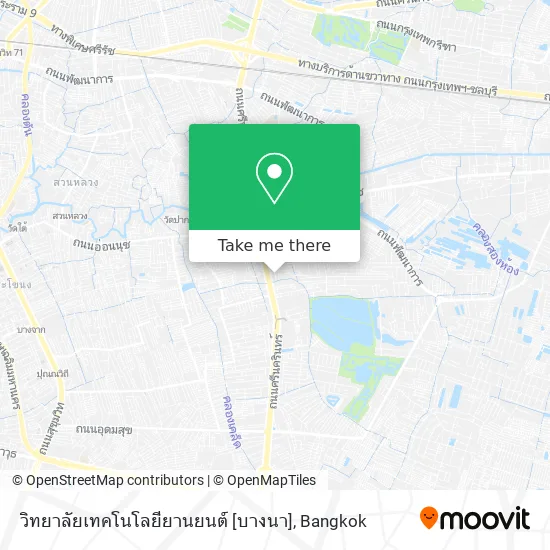 วิทยาลัยเทคโนโลยียานยนต์ [บางนา] map