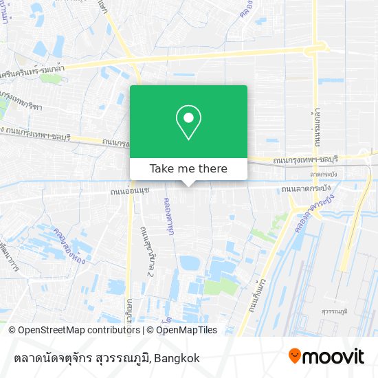 ตลาดนัดจตุจักร สุวรรณภูมิ map