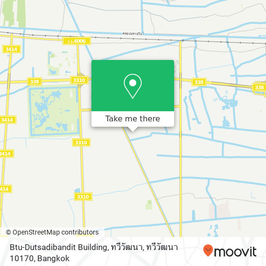 Btu-Dutsadibandit Building, ทวีวัฒนา, ทวีวัฒนา 10170 map