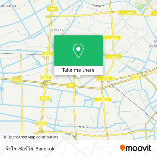 จิตใจ เซอร์วิส map