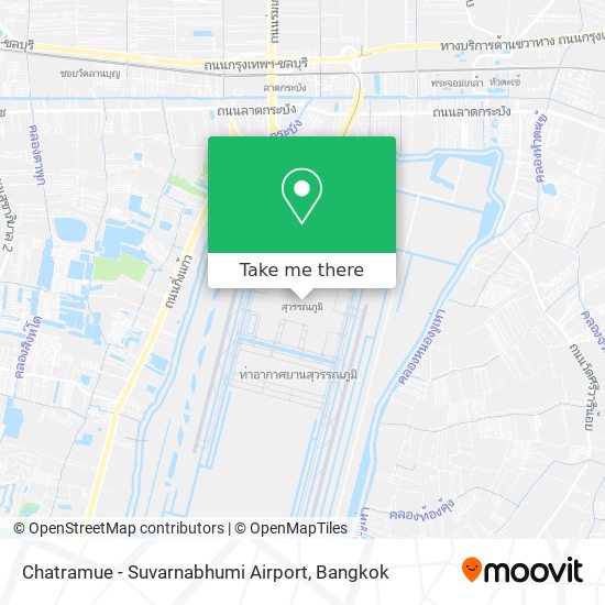 Chatramue - Suvarnabhumi Airport map