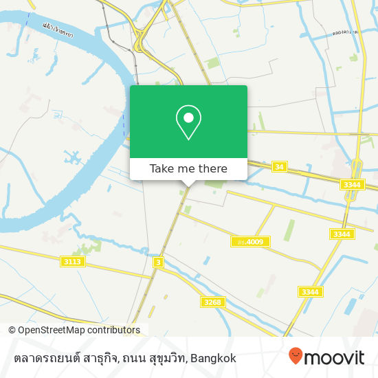 ตลาดรถยนต์ สาธุกิจ, ถนน สุขุมวิท map