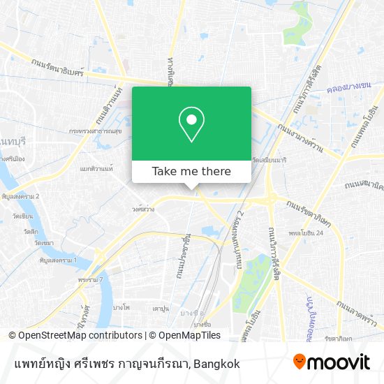 แพทย์หญิง ศรีเพชร กาญจนกีรณา map