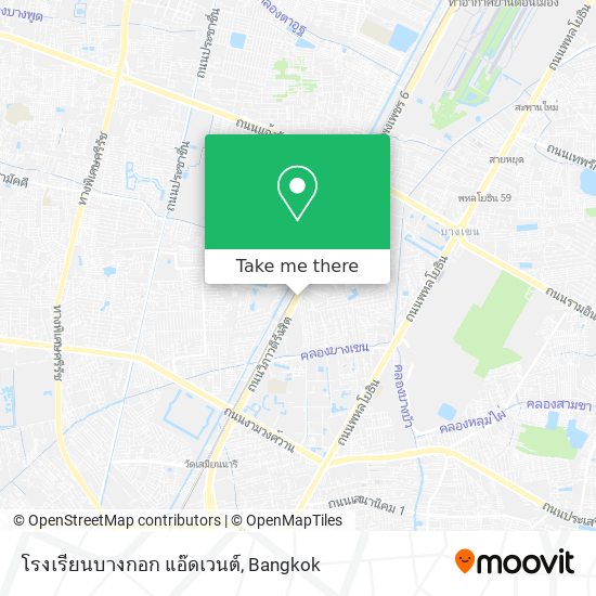 โรงเรียนบางกอก แอ๊ดเวนต์ map