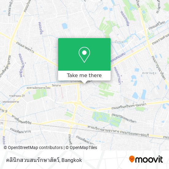 คลินิกสวนสนรักษาสัตว์ map