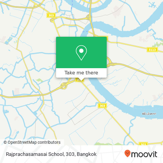 Rajprachasamasai School, 303 map