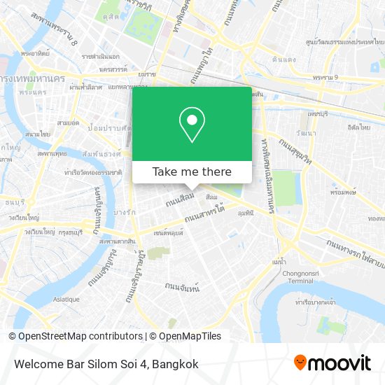 Welcome Bar Silom Soi 4 map