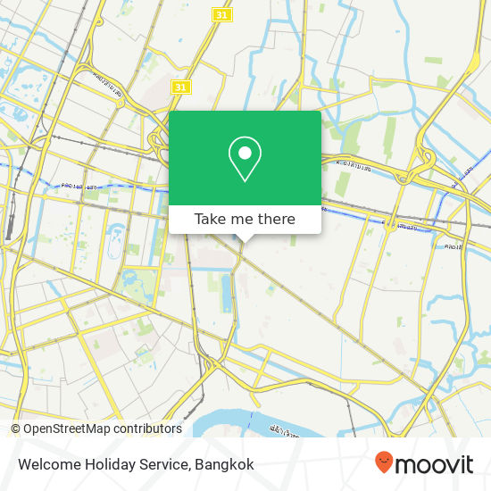 Welcome Holiday Service map