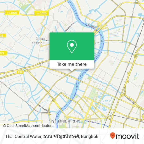 Thai Central Water, ถนน จรัญสนิทวงศ์ map