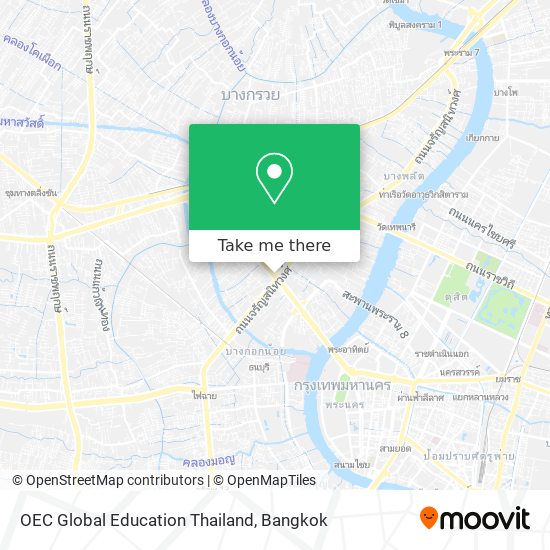 OEC Global Education Thailand map