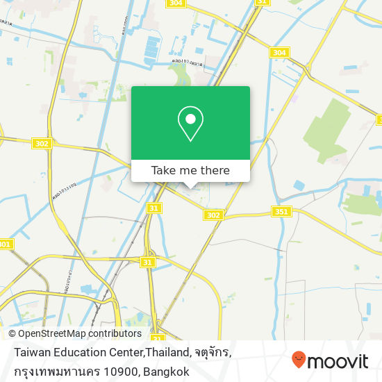 Taiwan Education Center,Thailand, จตุจักร, กรุงเทพมหานคร 10900 map