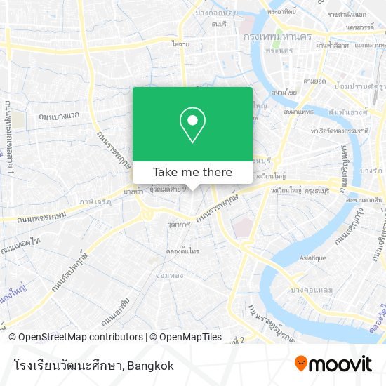 โรงเรียนวัฒนะศึกษา map