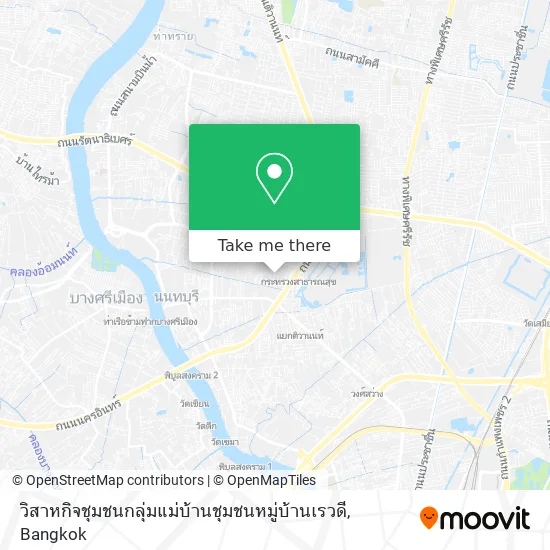วิสาหกิจชุมชนกลุ่มแม่บ้านชุมชนหมู่บ้านเรวดี map