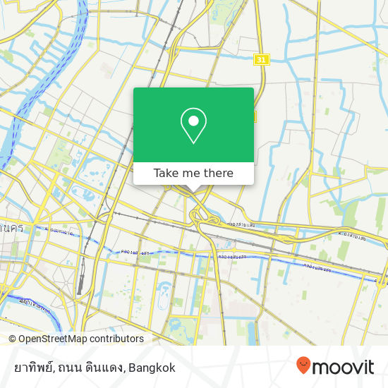 ยาทิพย์, ถนน ดินแดง map