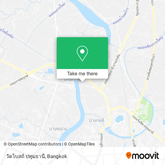 วัดโบสถ์ ปทุมธานี map