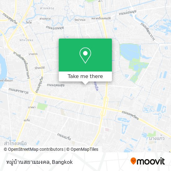 หมู่บ้านสยามมงคล map