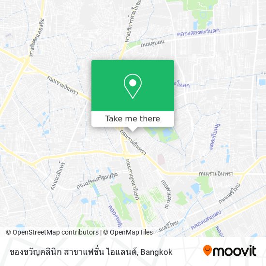 ของขวัญคลินิก สาขาแฟชั่น ไอแลนด์ map