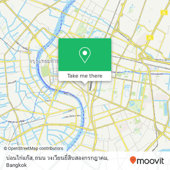 บ่อนไก่แก๊ส, ถนน วงเวียนยี่สิบสองกรกฎาคม map