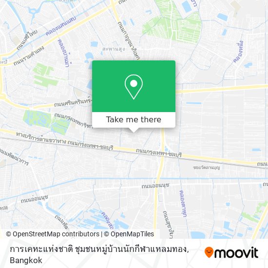 การเคหะแห่งชาติ ชุมชนหมู่บ้านนักกีฬาแหลมทอง map