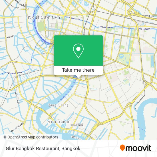 Glur Bangkok Restaurant map