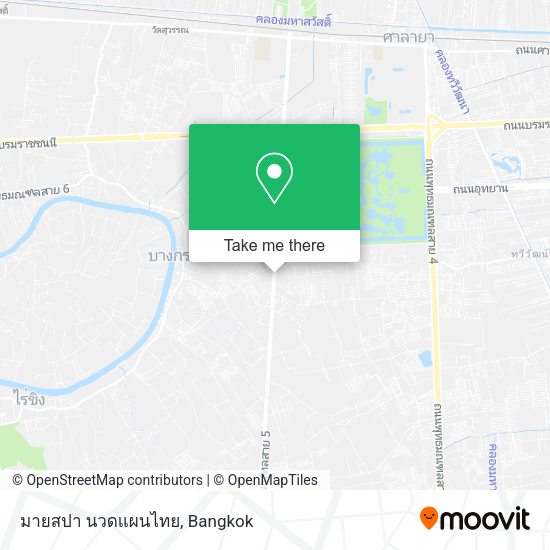 มายสปา นวดแผนไทย map