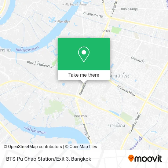 BTS-Pu Chao Station/Exit 3 map