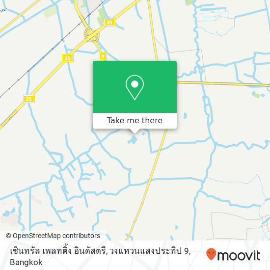 เซ็นทรัล เพลทติ้ง อินดัสตรี, วงแหวนแสงประทีป 9 map