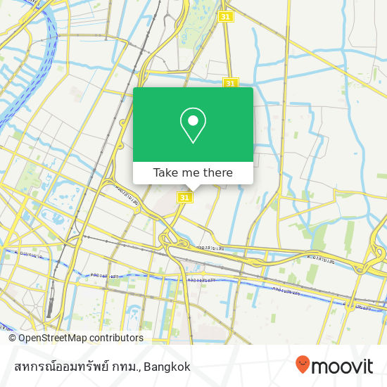 สหกรณ์ออมทรัพย์ กทม. map