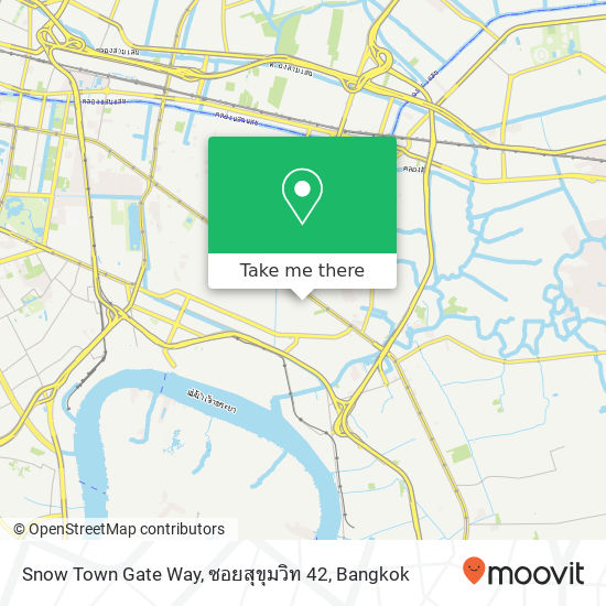 Snow Town Gate Way, ซอยสุขุมวิท 42 map