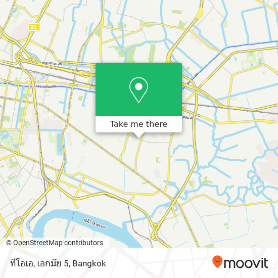 ทีโอเอ, เอกมัย 5 map