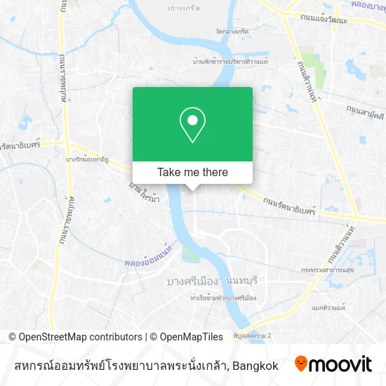 สหกรณ์ออมทรัพย์โรงพยาบาลพระนั่งเกล้า map