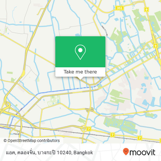 แอค, คลองจั่น, บางกะปิ 10240 map