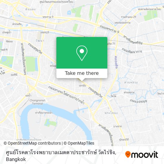 ศูนย์โรคตาโรงพยาบาลเมตตาประชารักษ์ วัดไร่ขิง map