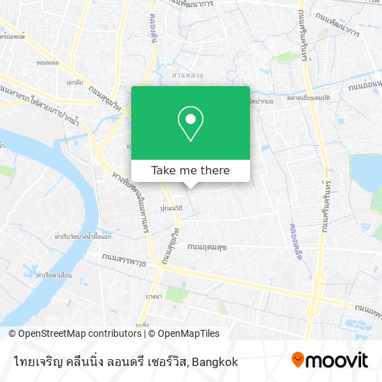 ไทยเจริญ คลีนนิ่ง ลอนดรี เซอร์วิส map