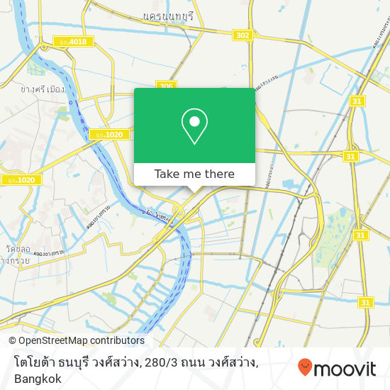 โตโยต้า ธนบุรี วงศ์สว่าง, 280 / 3 ถนน วงศ์สว่าง map