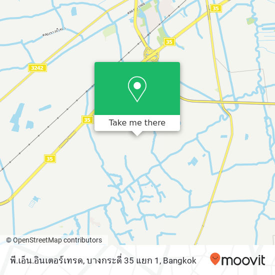 พี.เอ็น.อินเตอร์เทรด, บางกระดี่ 35 แยก 1 map