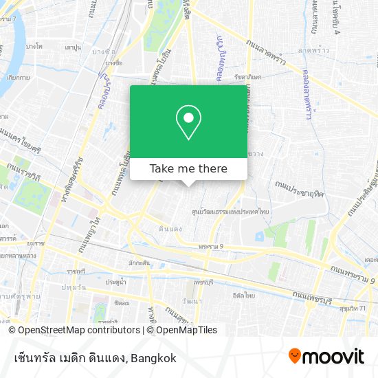 เซ็นทรัล เมดิก ดินแดง map