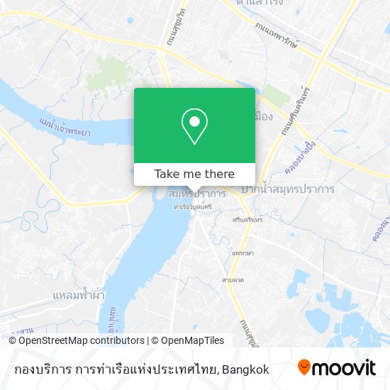 กองบริการ การท่าเรือแห่งประเทศไทย map