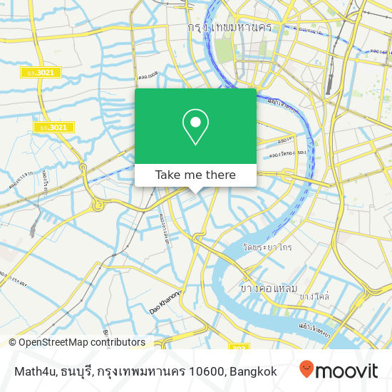 Math4u, ธนบุรี, กรุงเทพมหานคร 10600 map