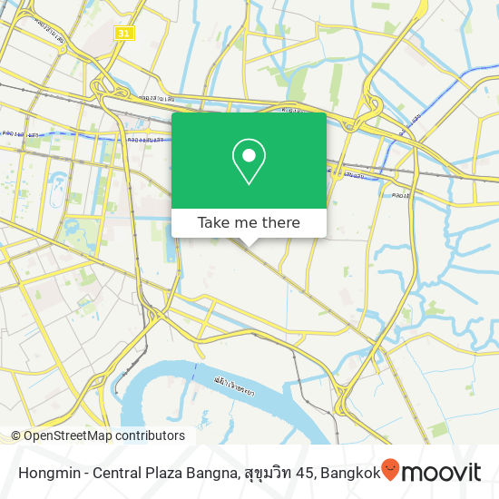 Hongmin - Central Plaza Bangna, สุขุมวิท 45 map